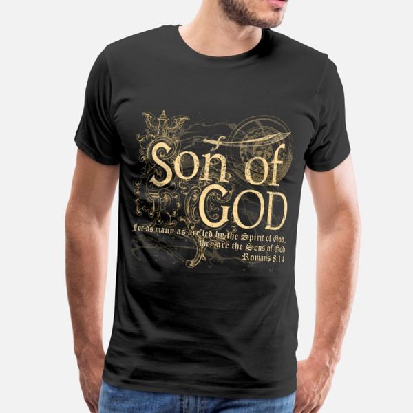 

sons of god christian t shirt men customized 100% cotton size s-3xl novelty gift building summer style formal shirt, White;black