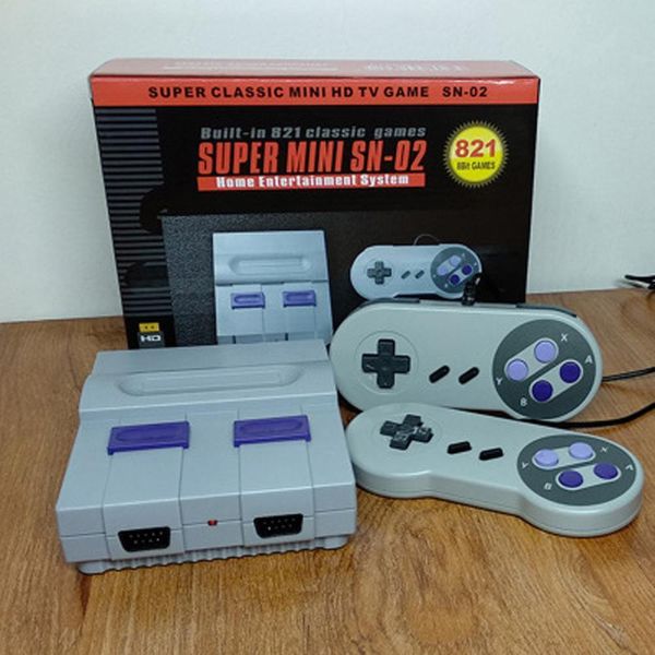 

game sfc christmas consoles retro games card sn-02 for super nes tv video tf handheld mini xmas out console gift hdmi hd childhood 8 iqglhh