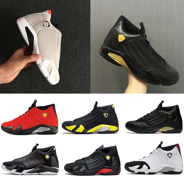 

classical 14 xiv basketball shoes men fusion purple last sblack fusion varsity red 14s xiv playoffs sneakers eur size 41-47, Black
