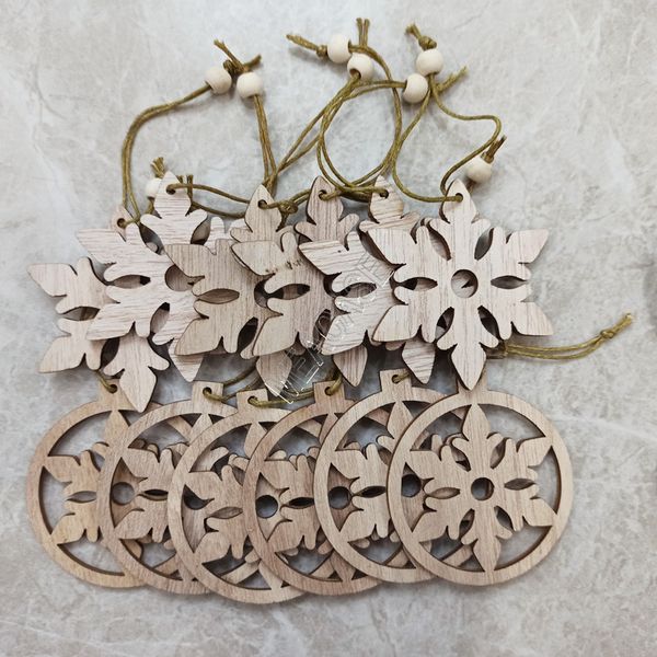 

12шт / наборы 2020 рождество деревянные snow elk форма шкентель выдолбленного елочный фестиваль товары подарки продажа d83103, Blue