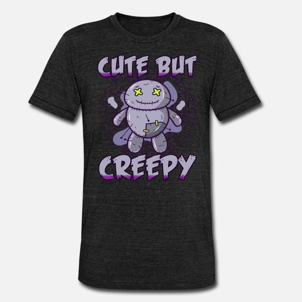 

симпатичные но creepy смешные haloween t shirt мужчины с коротким рукавом создание s-xxxl письма смазливая комфортное весна trend рубашку