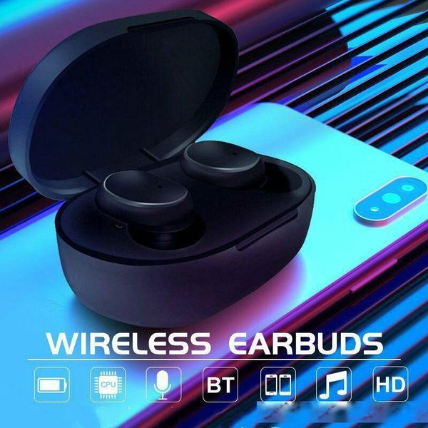 

2020 new a6s tws headset bluetooth 5.0 earphone headphone stereo earbuds fashion with charging box for samsung huawei