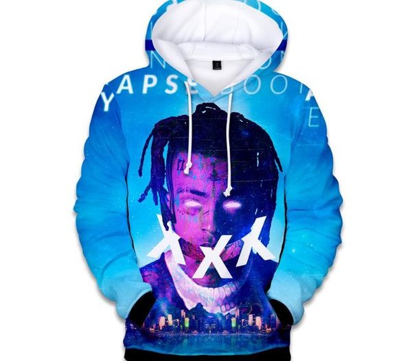 

xxxtentacion 3d print hoodies sweatshirt spring autumn new male female hooded xxxtentacion cool fans clothes, Black