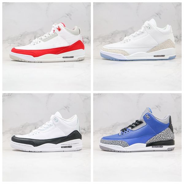 

3s tanker white cement varsity royal men basketball sport shoes 3 men basketball shoes sneakers popular jumpman trainers 40-46
