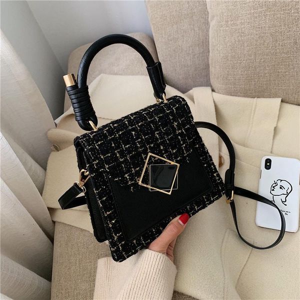 

мода ретро женщины мини сумка 2019 новый плед сумка lady маленькие сумки на ремне сумки женщины и кошельки