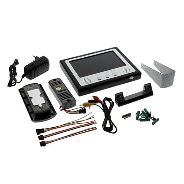 

7" tft color monitor video doorbell phone intercom system night vision