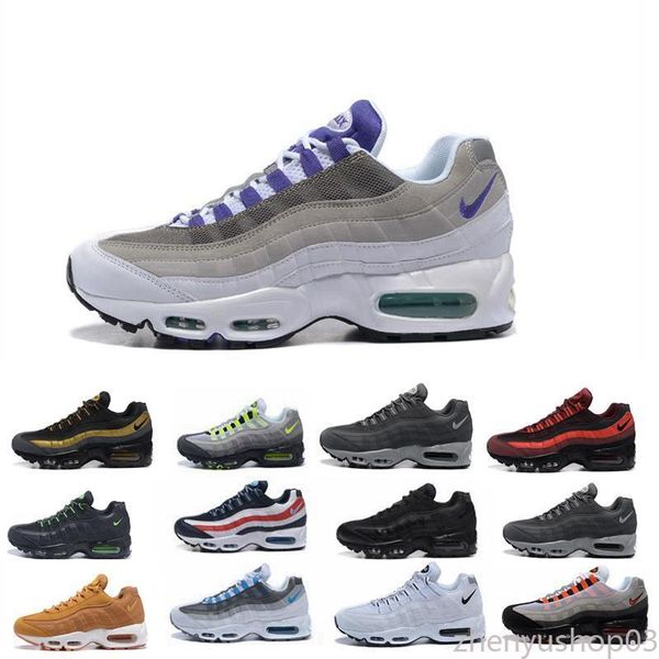 

mens cushion running shoes authentic sports shoes for men sneakers walking outdoor shoes grey man training maxes uk40-45 z3