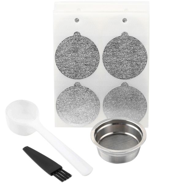 

home capsule cup practical coffee filter kit stainless steel refillable dripper