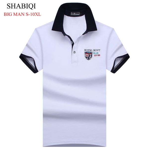 

newplus size s-10xl 2020 england style men shirt summer short sleeve s shirt mens camisa 95% mercerized cotton, White;black