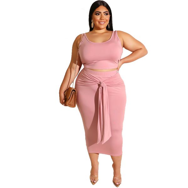 

women's dress tight bag hip tie casual suit female two-piece dress classical style casual trend oversize :xl-5xl, White