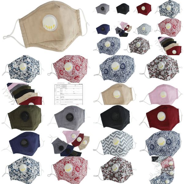 

masks mask anti-dust reusable face washable pm2.5 dhl valve protective cotton face masks c hgsp1
