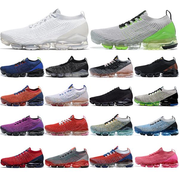 

fly 3.0 mens trainers running shoes noble dark grey total orange south beach vivid purple knit men women ourdoor sports sneakers eur36-45, White;red