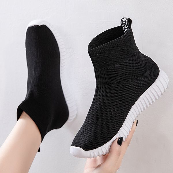 

boots socks heels women's rubber shoes rain round toe booties ladies luxury designer stockings elegant autumn black low