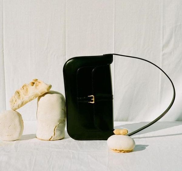 

г-жа сумка 2020 новый авокадо зеленый ретро багета мешок моды диких мешок плеча handbag01