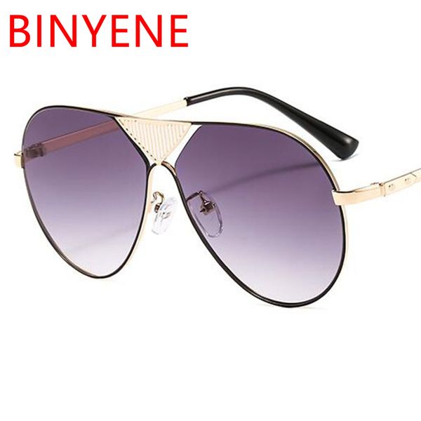 

2020 new fashion pilot metal oversized sunglasses designer sun glasses women men uv400 driving glasses, White;black