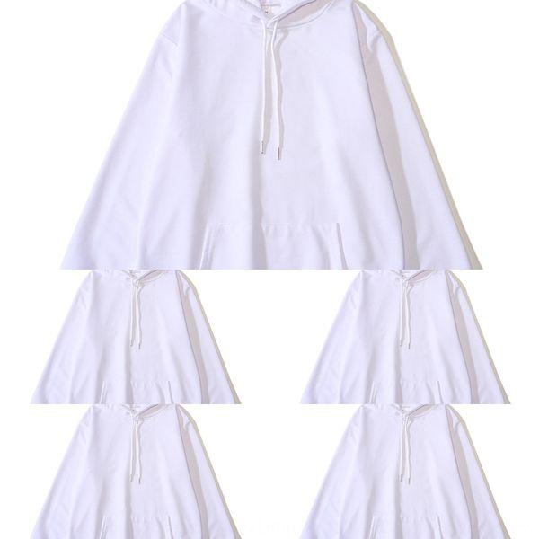 

new solid color sweater men's spring and autumn thin student casual loose trendy hooded all-match for coat sweater coat women xwwmp, Black