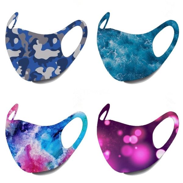 

floral print funny face mask reusable cartoon print cubrebocas color rosa ultraviolet proof washable running riding bike zhwqz#782#722