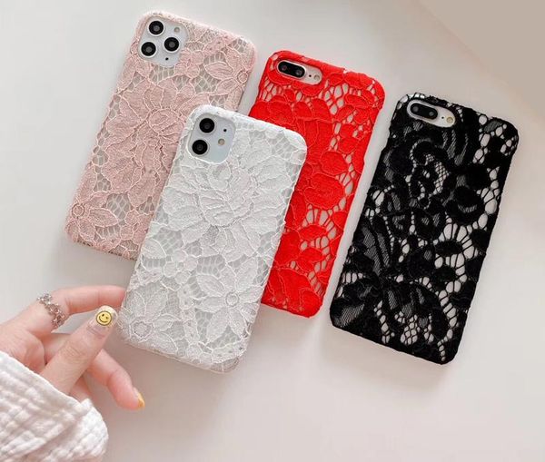 

cgjxsluxury designer phone cases fashion lace phone cover for iphone 11 pro max xs xr 8 7 6 plus back cover shell for iphone 11 phone cover