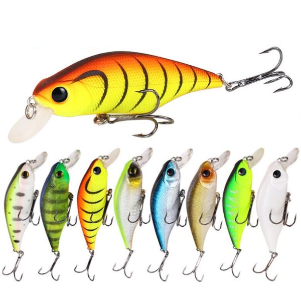 

minnow fishing lures 90mm 11g crankbait fishing wobblers 3d eyes artificial hard pesca bass tackle