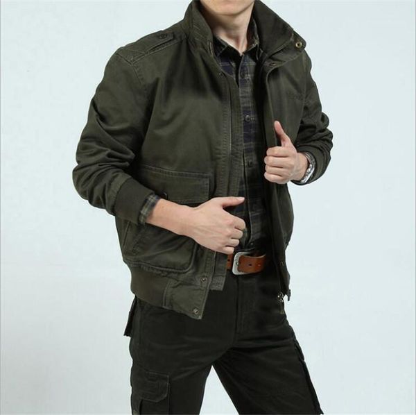 

летит большой карманного homme field jacket моды мужских твердых пальто конструктора mens военного стиль куртка на молнии, Black;brown
