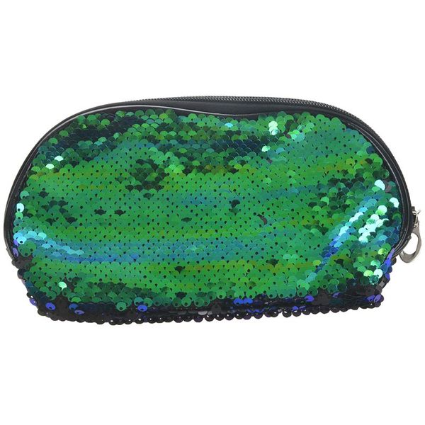 

new fashion mermaid sequin pencil case makeup coin pouch storage zipper purse bags