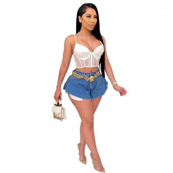 

jeans casual loose zipper fly short jeans womens clothing women jeans summer fashion natural color wide leg short, Blue