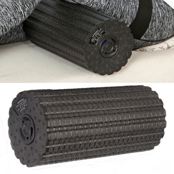 

adjustable vibrating foam roller massager relieve muscle fatigue yoga foam block fitness accessories electric vibration massage