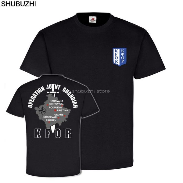 

новый летний стиль ситца операция сопопечитель кфор в косово нато einsatz балканский us army - тенниска мужская майка sbz5486