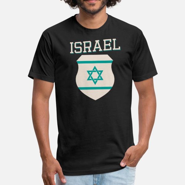

израиль щит рубашки идея подарка еврей еврейское t shirt мужчины печать 100% хлопок o шеи unisex известные здания spring family рубашка