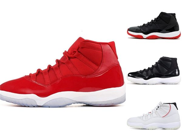 

1s og jumpman 11 3 mens basketball shoes bred toe chicago blue shattered backboard shadow unc melo men sport sneakers #786, Black