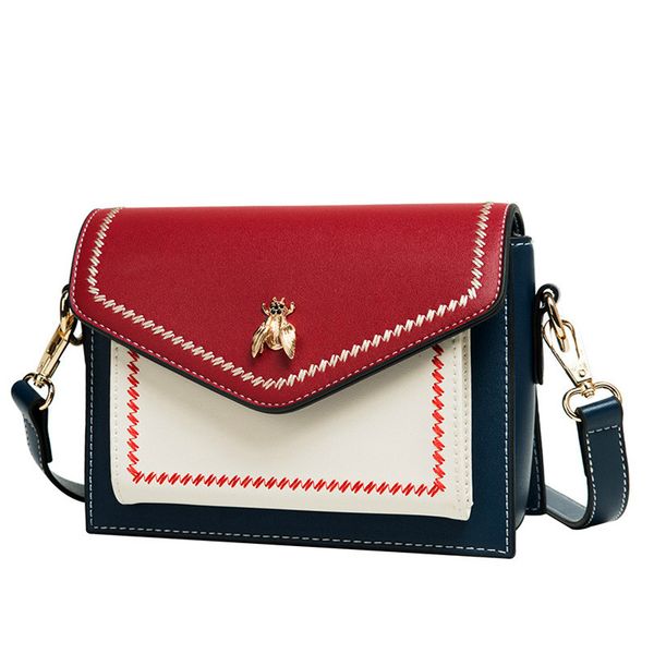 

new girl's messenger bag luxury handbags women bags designer flap shoulder bags embroidery chains crossbody for women