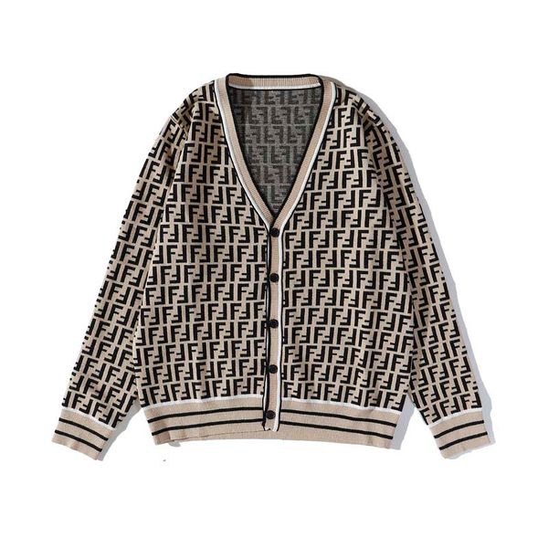 

2020 trendy men's cardigan sweater fashion men's ladies casual sweater pullover long sleeve, Black;brown