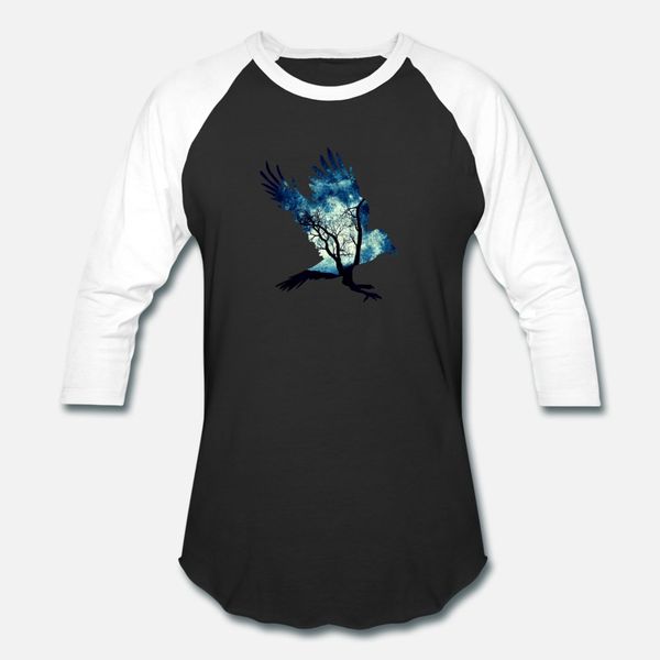 

raven t shirt men designing cotton round neck gents interesting casual spring autumn kawaii shirt