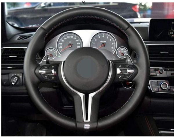 

black leather steering wheel covers,for m2 m3 f80 f82 m4 m5 f12 f13 m6 f85 f87 x5 x6 f33 f30 m sport