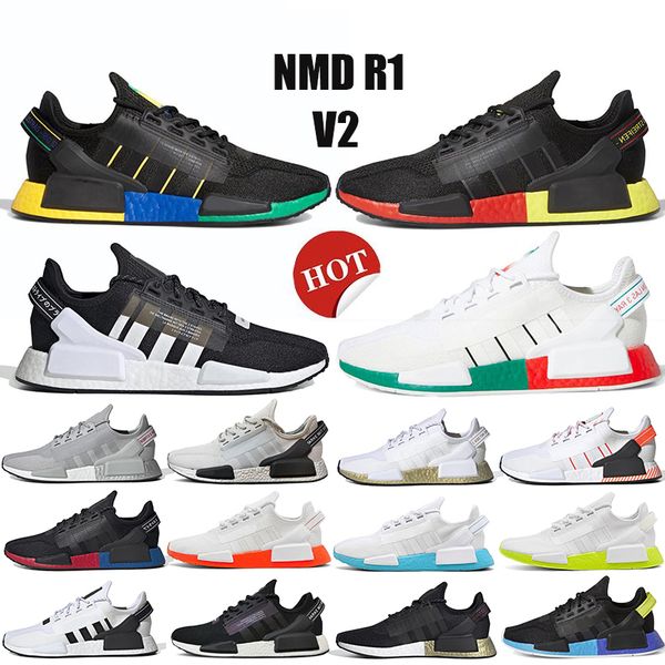 

core black white nmd r1 v2 mens running shoes mexico city oreo og classic aqua tones metallic gold men women japan sports sneakers