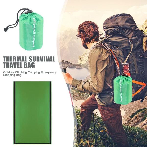 

sleeping bags lightweight camping bag outdoor emergency with drawstring sack for travel hiking 2021