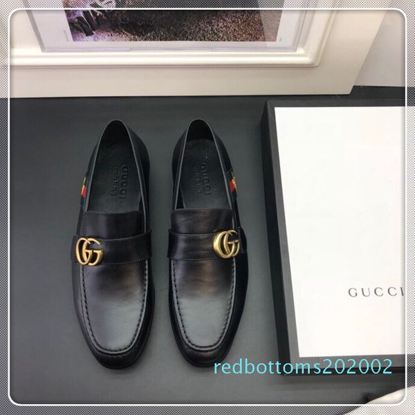 

brand italian luxury designer fashion luxury designer casual ace shoes snake sneakers mens designer loafers for men big size 38-45 r02, Black