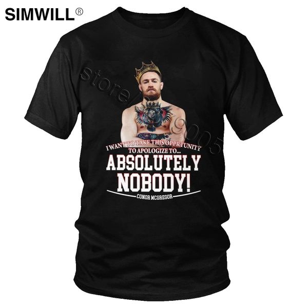 

красивый mens прохладный макгрегор tshirt короткие рукава хлопок футболки досуг notorious футболку mma тройники крупногабаритные apparel