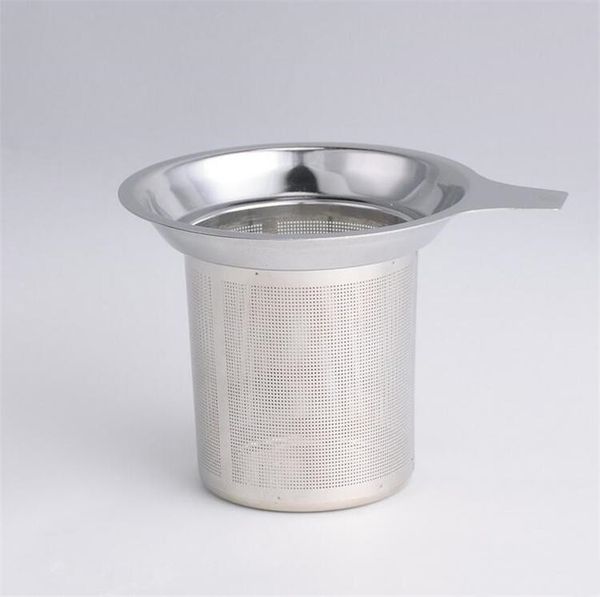 

new stainless steel mesh tea strainer infuser reusable strainer loose tea leaf filter
