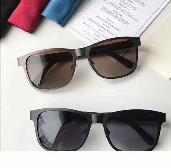 

men 2247s square sport metal rubber matte black polarized sunglasses 2247 grey lens 56mm new with case, White;black