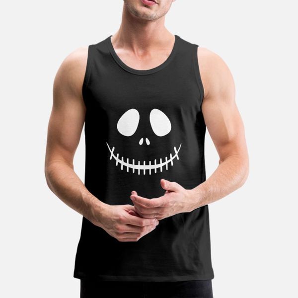 

skeleton face t shirt men print tee shirt round neck standard loose funny summer style leisure shirt