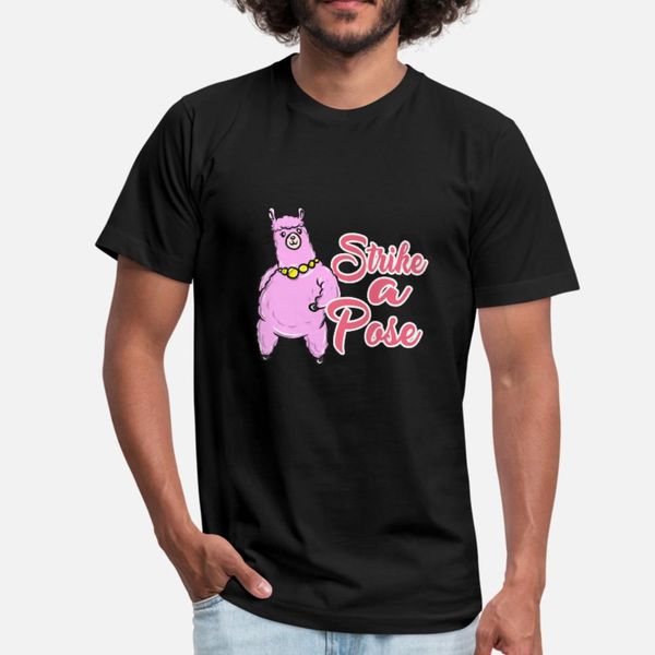 

llama t shirt men designing cotton size s-3xl novelty anti-wrinkle breathable spring autumn trend shirt