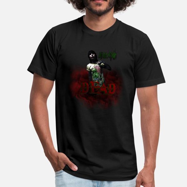 

drop dead t shirt men designing tee shirt plus size 3xl original sunlight authentic summer style letters shirt