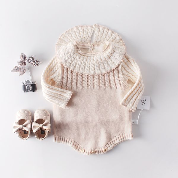 

2019 autumn girls sweaters suit new knitting clothing baby girl pullover sweater autumn baby girls knit vest romper clothing set, Blue