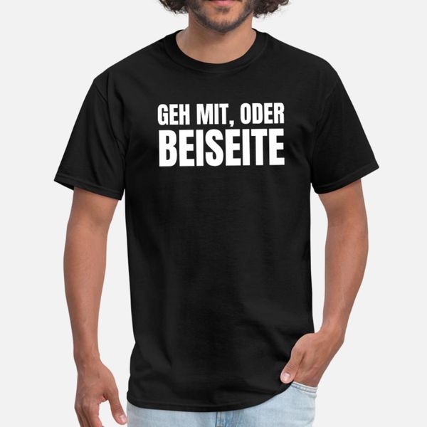 

geh mit oder beiseite t shirt men graphic tee shirt plus size 3xl cool graphic comical spring autumn vintage shirt