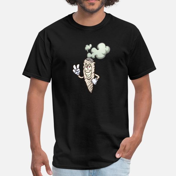 

marijuana cigarette t shirt men create cotton s-3xl cool fit humor spring leisure shirt
