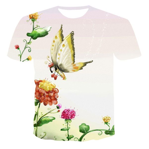 

summer men animal printing breathable splicing printing 3d print shirts horror hippie comics men clothing