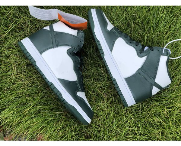 

new authentic dunk sp high pro green white running cz8149-100 men women skateboard shoes sports sneakers with box