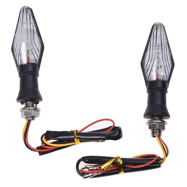 

2 pcs mini led motorcycle scooter flashing lights signal light 9 leds12v