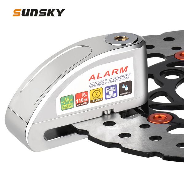 

motorcycles / bicycle anti-theft lock alarm disc brakes lock with cable and bag high-decibel alarm sound theft protection